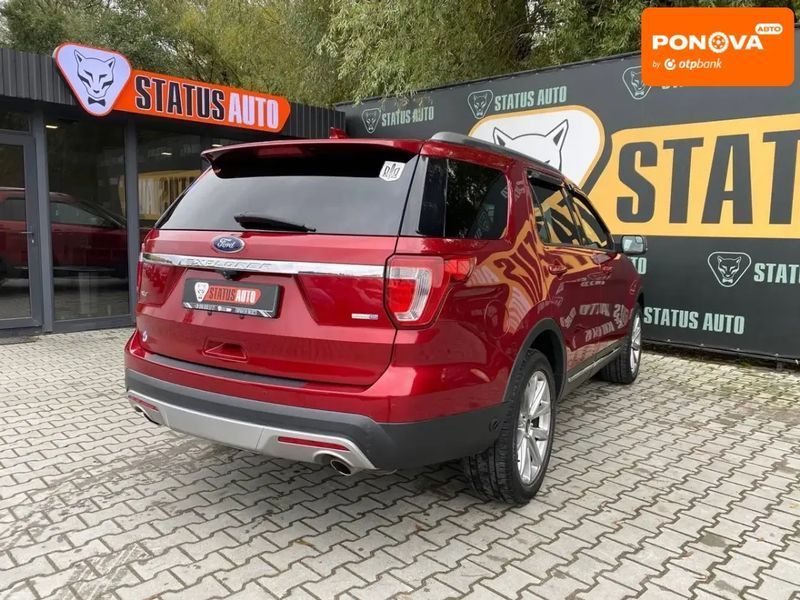 Ford Explorer, 2016 г., Газ пропан-бутан / Бензин, 227 тыс. км, Внедорожник / Кроссовер, Красный, Хмельницкий AT-10407326 фото