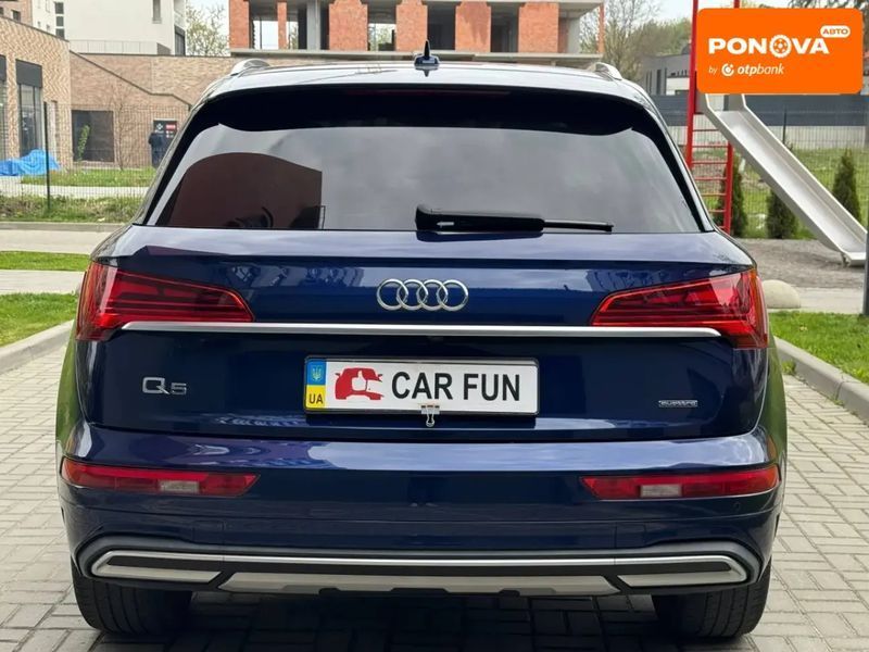 Audi Q5, 2021 р., Бензин, 72 тис. км, Позашляховик / Кросовер, Синій, Львів AT-10418644 фото