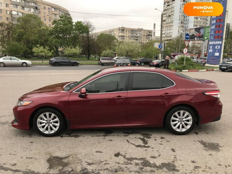 Toyota Camry, 2017, Бензин, 2.49 л., 170 тис. км, Седан, Червоний, Одеса 40546 фото