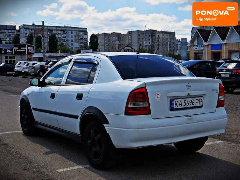 Opel Astra, 2004 р., Газ пропан-бутан / Бензин, 267 тис. км, Седан, Білий, Черкаси AT-10417308 фото