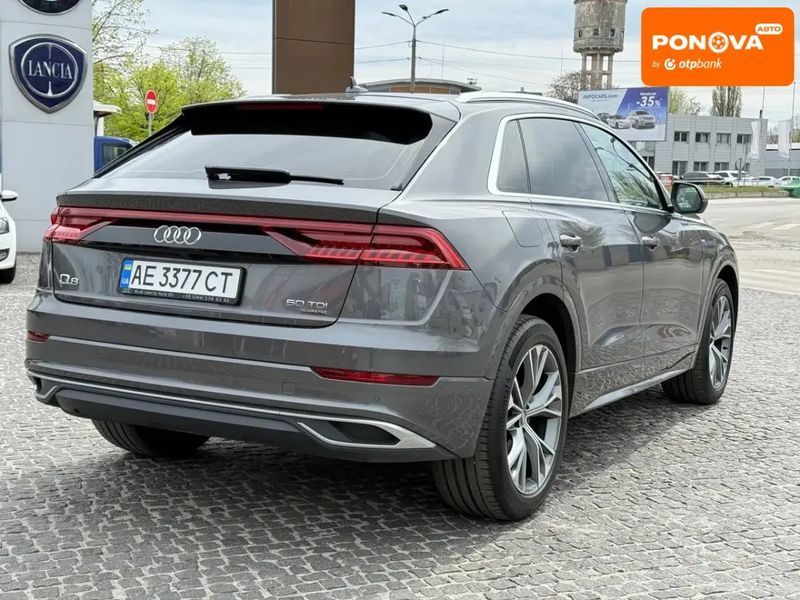 Audi Q8, 2020 р., Дизель, 135 тис. км, Позашляховик / Кросовер, Сірий, Дніпро (Дніпропетровськ) AT-10416346 фото
