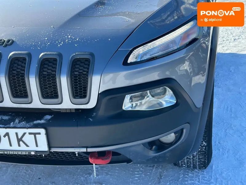 Jeep Cherokee, 2018 р., Бензин, 140 тис. км, Позашляховик / Кросовер, Сірий, Вінниця AT-10408832 фото