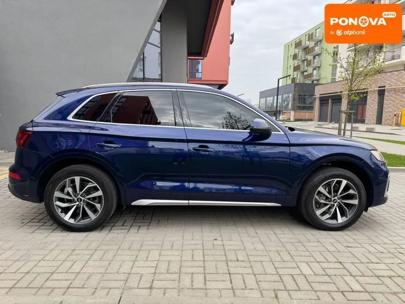 Audi Q5, 2021 р., Бензин, 72 тис. км, Позашляховик / Кросовер, Синій, Львів AT-10418644 фото