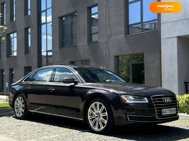 Audi A8, 2015, Бензин, 3 л., 128 тыс. км, Седан, Чорный, Львов 102748 фото