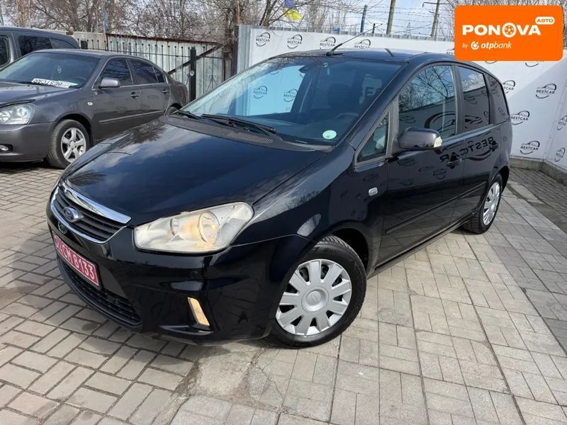 Ford C-Max, 2008 г., Бензин, 176 тыс. км, Минивен, Чорный, Днепр (Днепропетровск) AT-10412840 фото