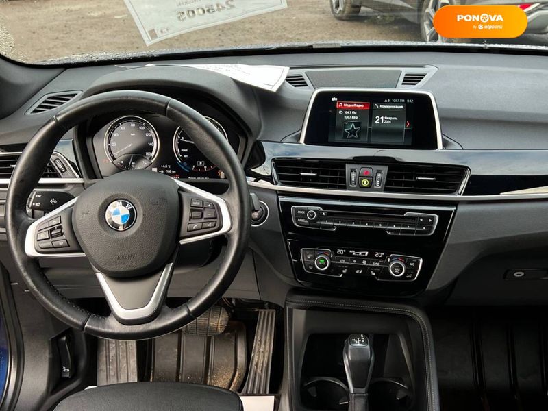 BMW X1, 2018, Бензин, 2 л., 63 тис. км, Позашляховик / Кросовер, Синій, Львів 21514 фото