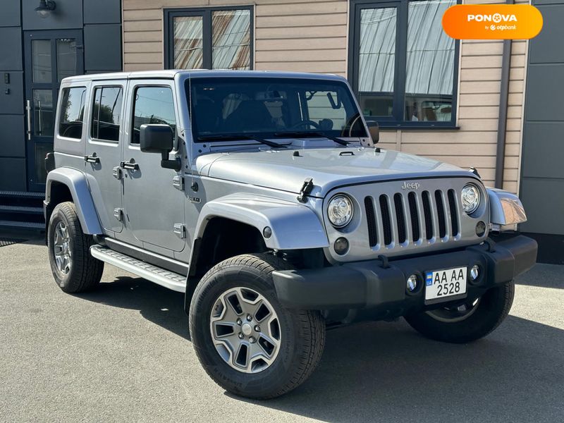 Jeep Wrangler, 2017, Бензин, 3.6 л., 63 тис. км, Позашляховик / Кросовер, Сірий, Київ 108734 фото