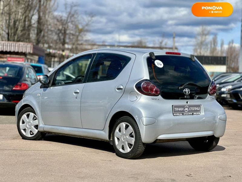 Toyota Aygo, 2009, Газ пропан-бутан / Бензин, 1 л., 222 тис. км, Хетчбек, Сірий, Київ 31585 фото