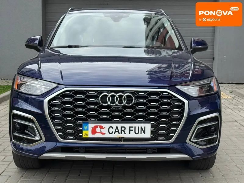 Audi Q5, 2021 р., Бензин, 72 тис. км, Позашляховик / Кросовер, Синій, Львів AT-10418644 фото