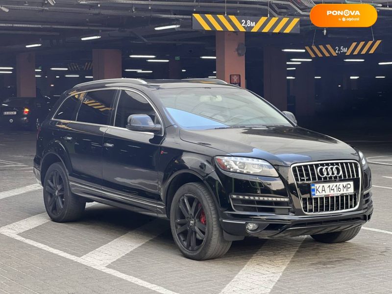 Audi Q7, 2014, Бензин, 3 л., 126 тис. км, Позашляховик / Кросовер, Чорний, Київ 110458 фото