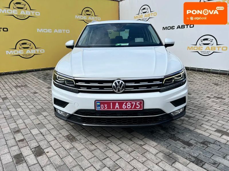 Volkswagen Tiguan, 2017 р., Дизель, 222 тис. км, Позашляховик / Кросовер, Білий, Рівне AT-10423303 фото