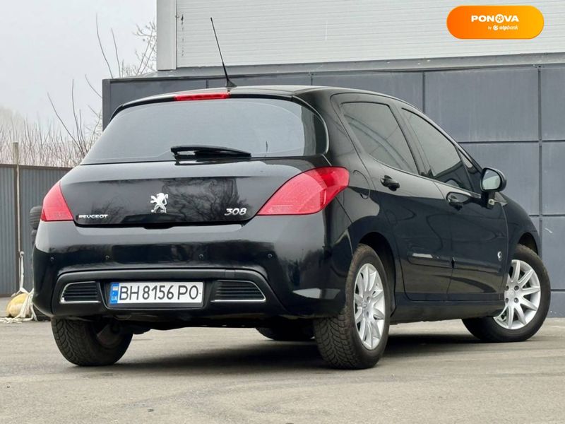 Peugeot 308, 2012, Бензин, 1.6 л., 80 тис. км, Хетчбек, Чорний, Одеса 12900 фото