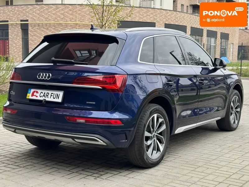 Audi Q5, 2021 р., Бензин, 72 тис. км, Позашляховик / Кросовер, Синій, Львів AT-10418644 фото