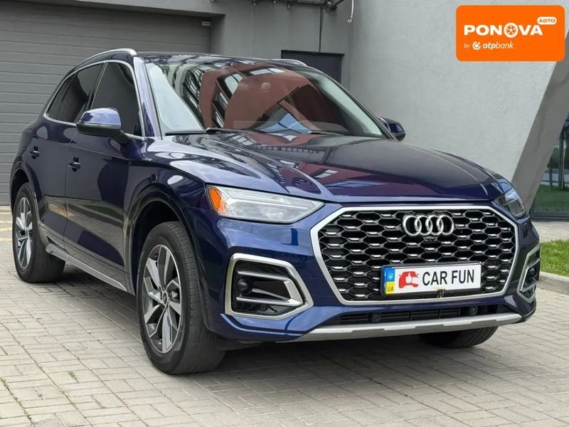 Audi Q5, 2021 р., Бензин, 72 тис. км, Позашляховик / Кросовер, Синій, Львів AT-10418644 фото