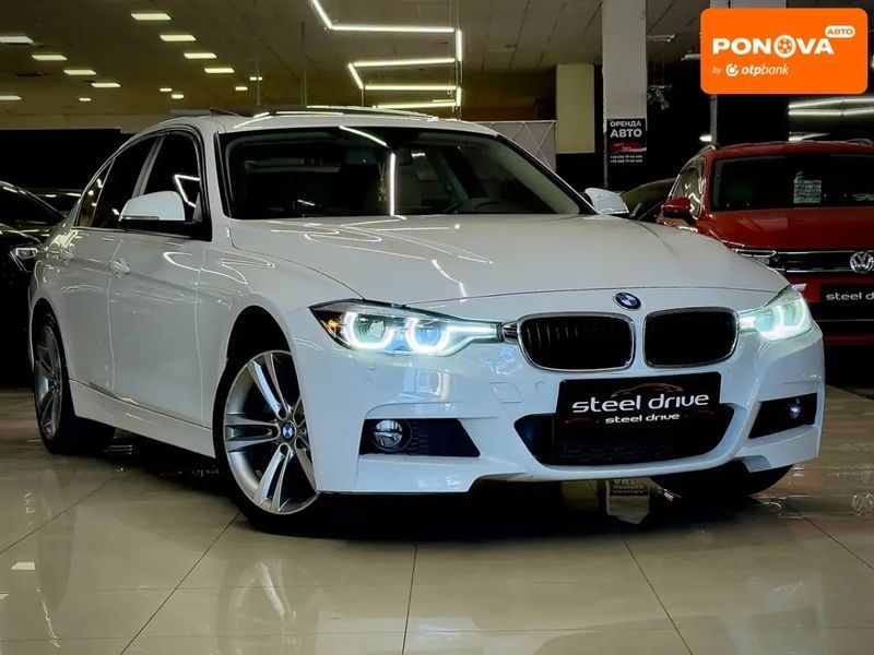 BMW 3 Series, 2017 р., Бензин, 136 тис. км, Седан, Білий, Миколаїв AT-10417751 фото