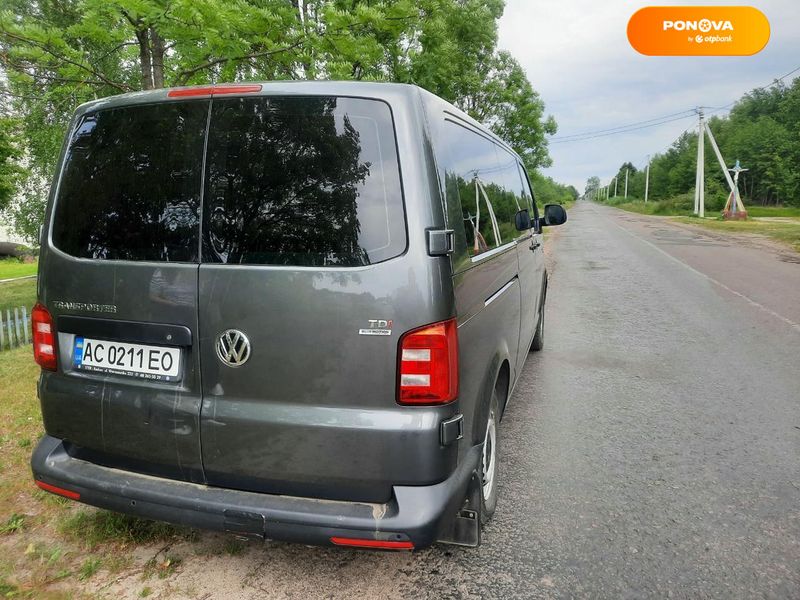 Volkswagen Transporter, 2015, Дизель, 2 л., 360 тыс. км, Минивен, Серый, Маневичі Cars-Pr-160980 фото