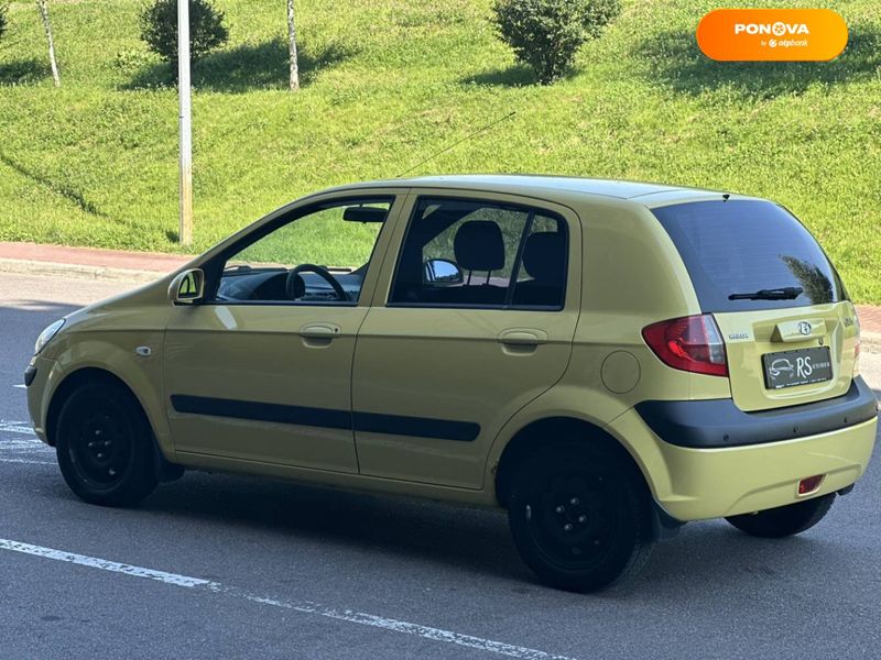 Hyundai Getz, 2010, Бензин, 1.4 л., 95 тис. км, Хетчбек, Жовтий, Київ 110485 фото