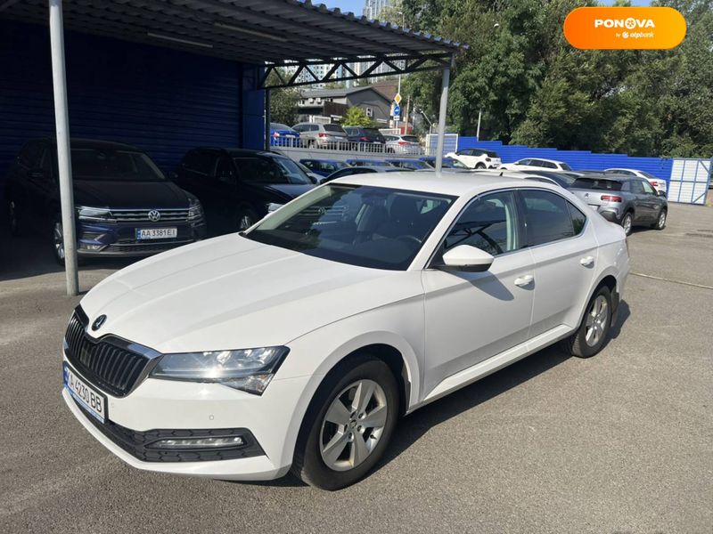 Skoda Superb, 2020, Бензин, 2 л., 149 тис. км, Ліфтбек, Білий, Київ 106752 фото