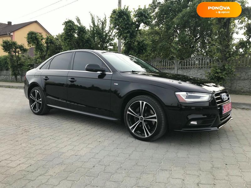 Audi A4, 2015, Бензин, 2 л., 240 тис. км, Седан, Чорний, Львів Cars-Pr-68618 фото