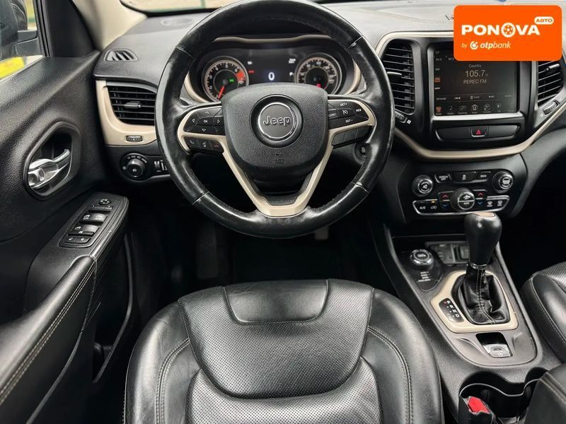 Jeep Cherokee, 2016 р., Бензин, 155 тис. км, Позашляховик / Кросовер, Сірий, Умань AT-10426674 фото
