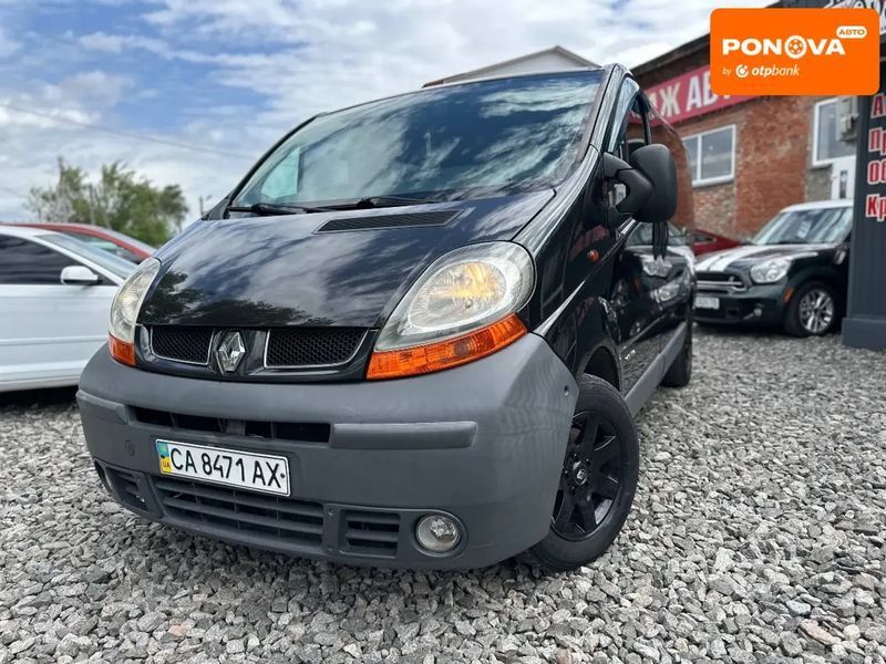 Renault Trafic, 2004 р., Дизель, 374 тис. км, Мінівен, Чорний, Сміла AT-10418287 фото