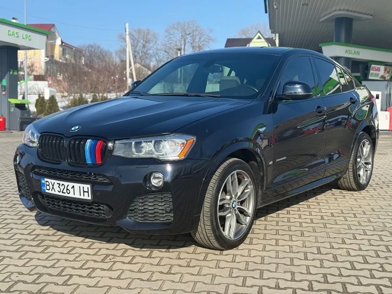 BMW X4, 2016 р., Бензин, 120 тис. км, Седан, Чорний, Хмельницький AT-10410763 фото