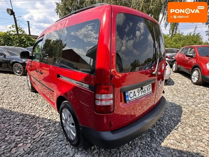 Volkswagen Caddy, 2006 р., Дизель, 350 тис. км, Мінівен, Червоний, Сміла AT-10421286 фото