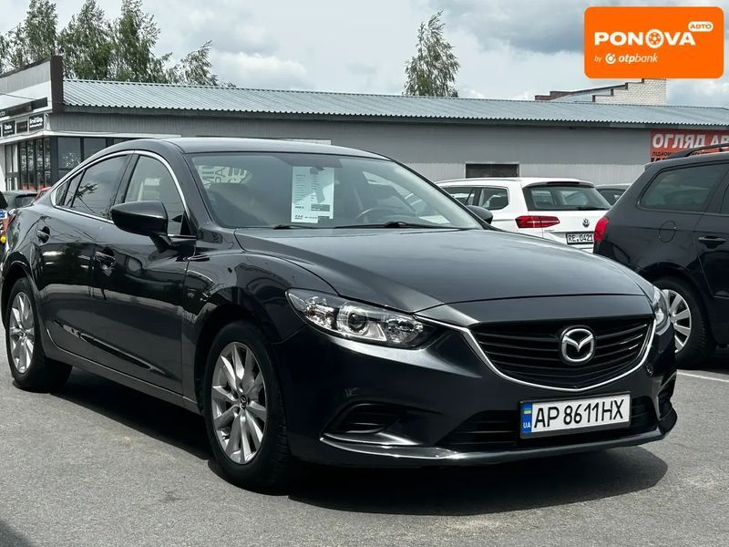 Mazda 6, 2015 р., Бензин, 235 тис. км, Седан, Сірий, Житомир AT-10418133 фото