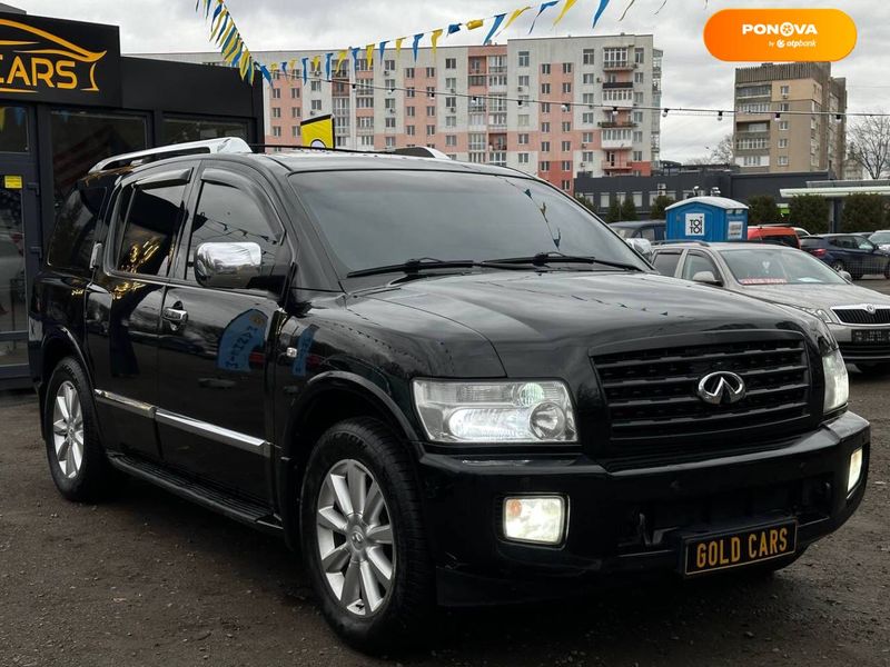 Infiniti QX56, 2008, Газ пропан-бутан / Бензин, 5.6 л., 230 тис. км, Позашляховик / Кросовер, Чорний, Львів 10040 фото