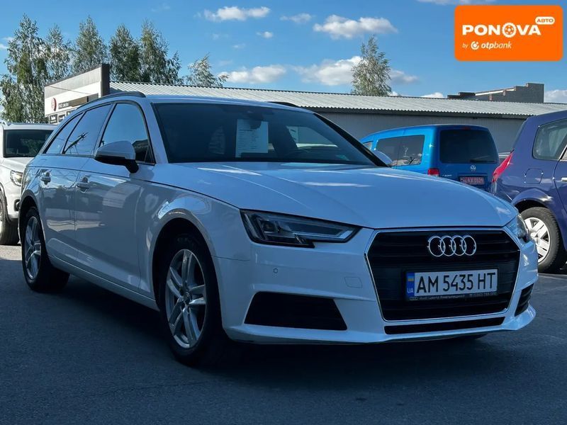 Audi A4, 2019 р., Дизель, 253 тис. км, Універсал, Білий, Житомир AT-10417516 фото