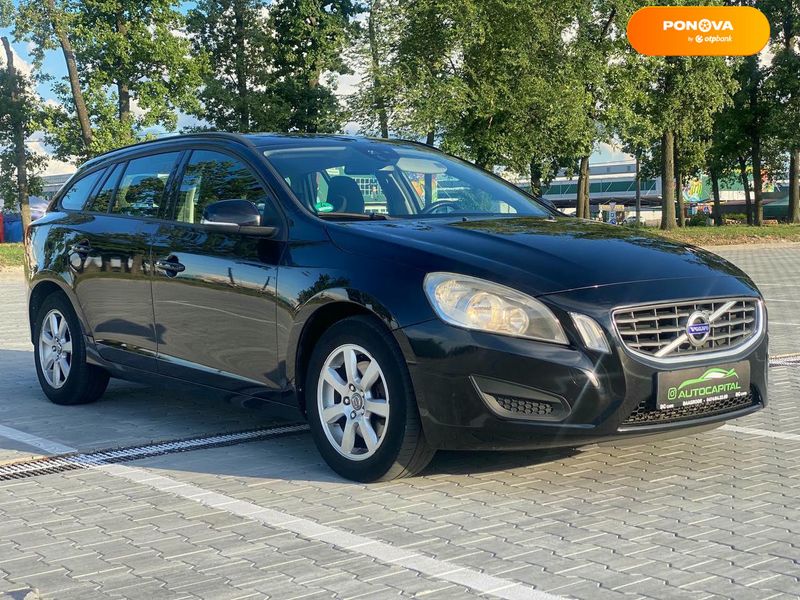 Volvo V60, 2011, Дизель, 1.98 л., 270 тис. км, Універсал, Чорний, Київ 108155 фото