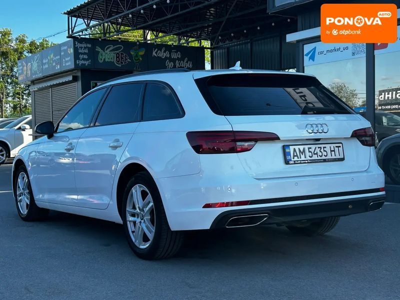 Audi A4, 2019 р., Дизель, 253 тис. км, Універсал, Білий, Житомир AT-10417516 фото