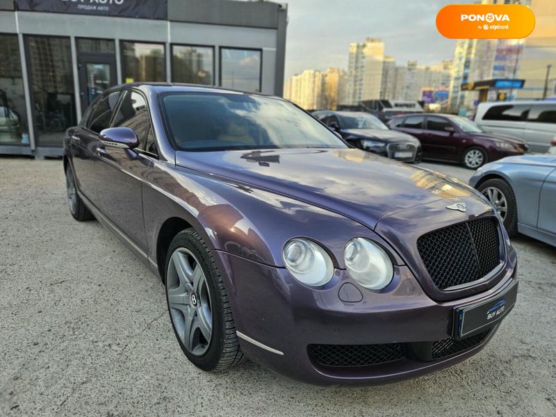 Bentley Continental, 2006, Газ пропан-бутан / Бензин, 6 л., 109 тис. км, Седан, Фіолетовий, Київ 24367 фото