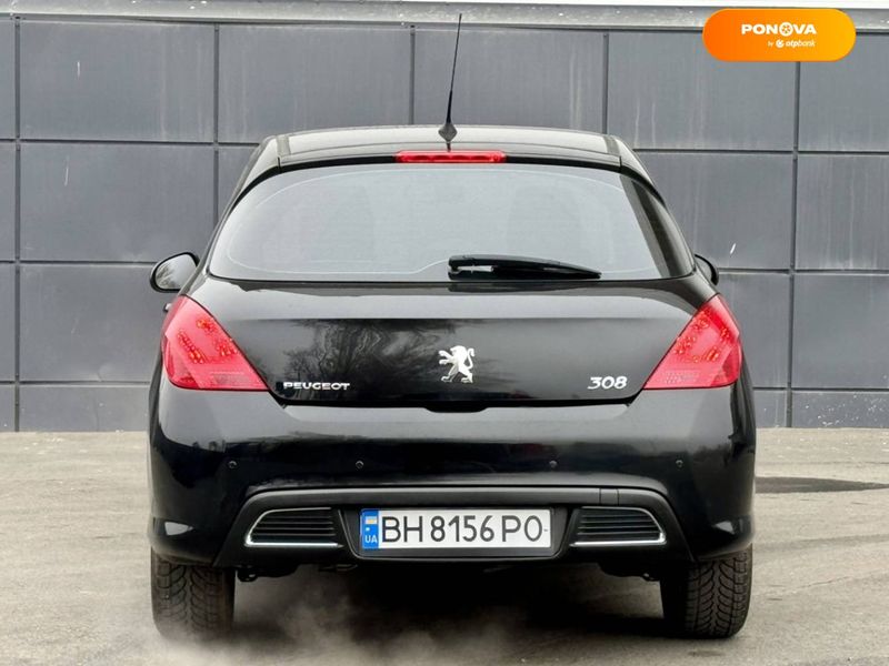 Peugeot 308, 2012, Бензин, 1.6 л., 80 тис. км, Хетчбек, Чорний, Одеса 12900 фото