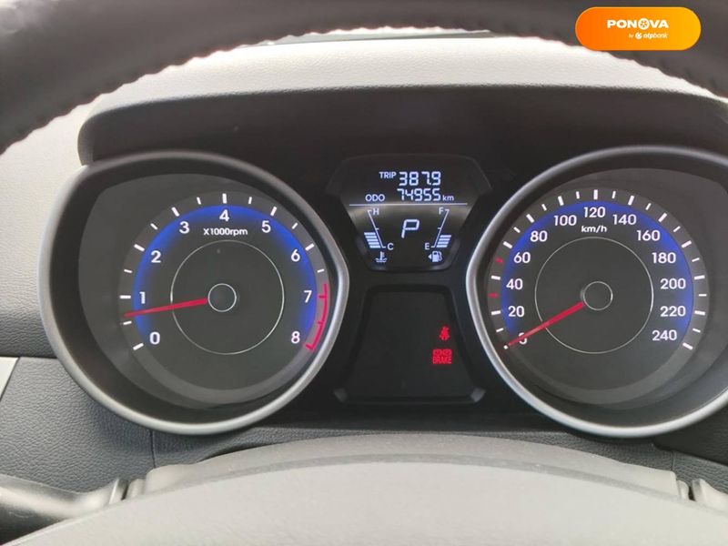 Hyundai Elantra, 2012, Газ пропан-бутан / Бензин, 1.8 л., 75 тис. км, Седан, Сірий, Харків 99580 фото