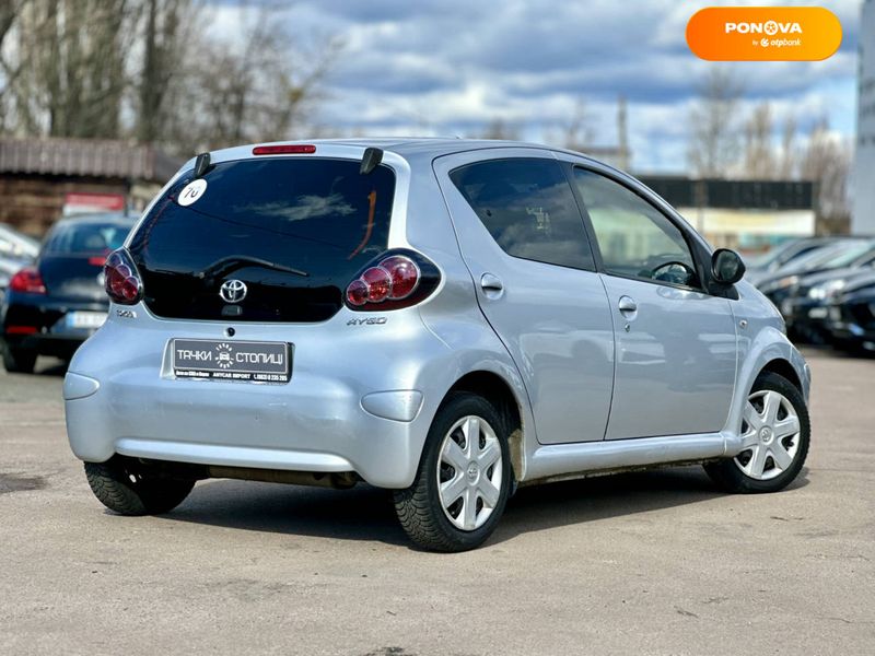 Toyota Aygo, 2009, Газ пропан-бутан / Бензин, 1 л., 222 тис. км, Хетчбек, Сірий, Київ 31585 фото