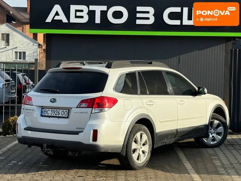 Subaru Outback, 2012 р., Бензин, 254 тис. км, Позашляховик / Кросовер, Білий, Львів AT-10407707 фото