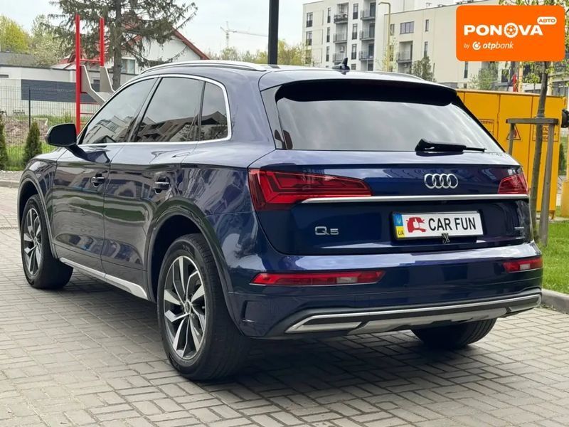 Audi Q5, 2021 р., Бензин, 72 тис. км, Позашляховик / Кросовер, Синій, Львів AT-10418644 фото