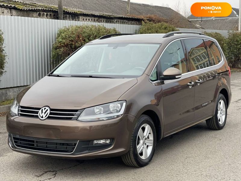 Volkswagen Sharan, 2011, Дизель, 2 л., 270 тис. км, Мінівен, Коричневий, Ужгород Cars-Pr-66239 фото