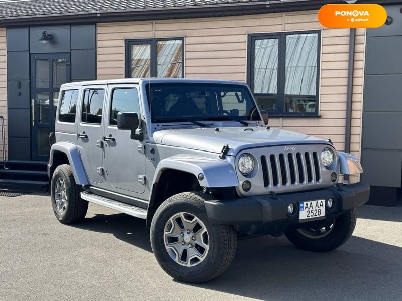 Jeep Wrangler, 2017, Бензин, 3.6 л., 63 тис. км, Позашляховик / Кросовер, Сірий, Київ 108734 фото