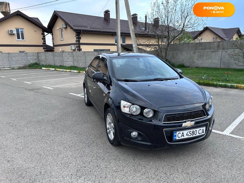 Chevrolet Aveo, 2013, Газ пропан-бутан / Бензин, 1.6 л., 141 тыс. км, Седан, Чорный, Киев Cars-Pr-68498 фото