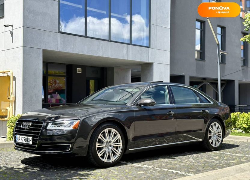 Audi A8, 2015, Бензин, 3 л., 128 тис. км, Седан, Чорний, Львів 102748 фото