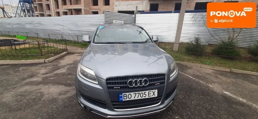 Audi Q7, 2007 р., Бензин, 230 тис. км, Позашляховик / Кросовер, Сірий, Тернопіль AT-10400517 фото