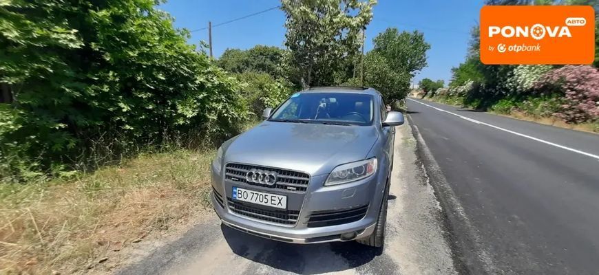 Audi Q7, 2007 р., Бензин, 230 тис. км, Позашляховик / Кросовер, Сірий, Тернопіль AT-10400517 фото