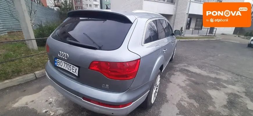 Audi Q7, 2007 р., Бензин, 230 тис. км, Позашляховик / Кросовер, Сірий, Тернопіль AT-10400517 фото