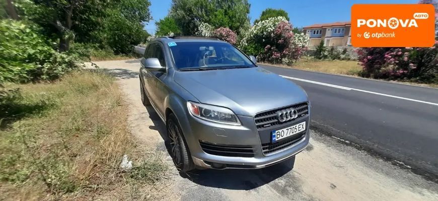 Audi Q7, 2007 р., Бензин, 230 тис. км, Позашляховик / Кросовер, Сірий, Тернопіль AT-10400517 фото