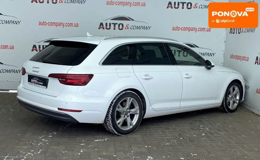 Audi A4, 2018 р., Дизель, 203 тис. км, Універсал, Білий, Львів AT-10410401 фото