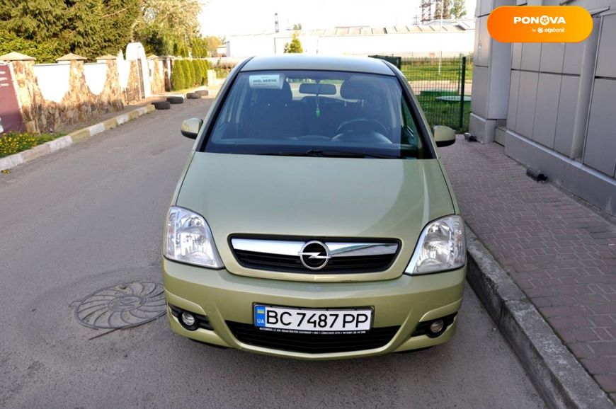 Opel Meriva, 2006, Бензин, 1.6 л., 242 тис. км, Мікровен, Зелений, Львів 35761 фото