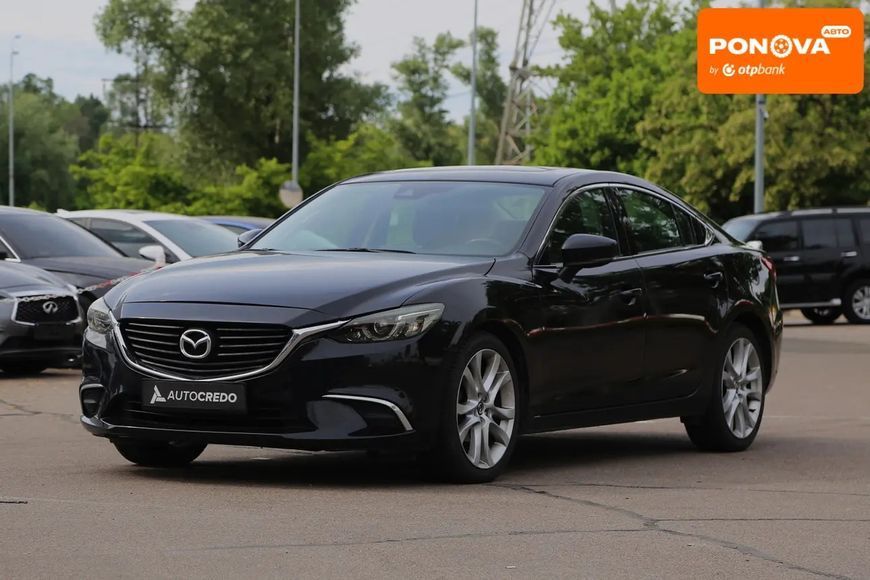 Mazda 6, 2017 г., Бензин, 105 тыс. км, Седан, Чорный, Киев AT-10418347 фото