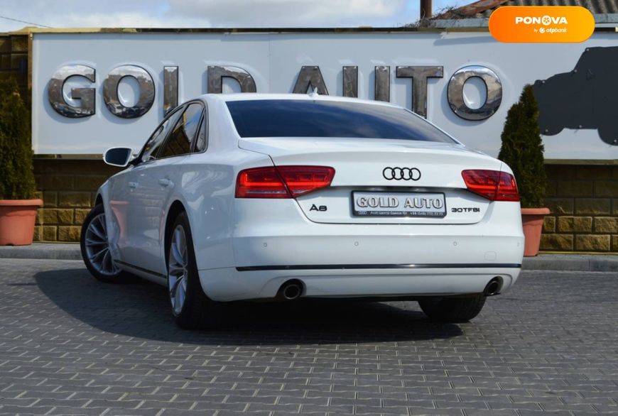 Audi A8, 2011, Бензин, 3 л., 202 тис. км, Седан, Білий, Одеса 31368 фото